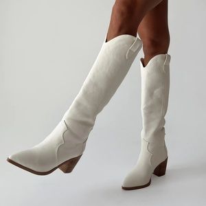 Princess Polly BILLINI NOVENA BOOT OFF WHITE